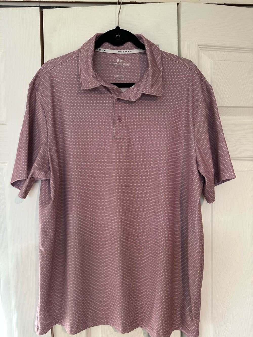 Rorie Whelan Men's Mauve Performance Polo Shirt